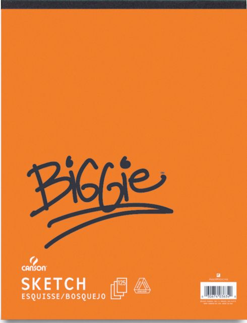 BIGGIE SKETCH  9X12 125SH(6)