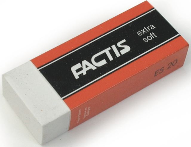 ERASER FACTIS WHT X-SOFT(20)