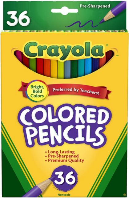 CRAYOLA COLOR PENCIL 36CT (6)