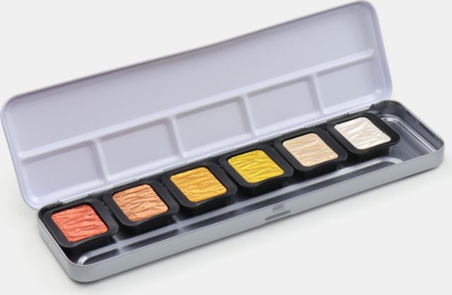 Finetec® Artist Pearlescent Watercolor Paint 6-Color Set