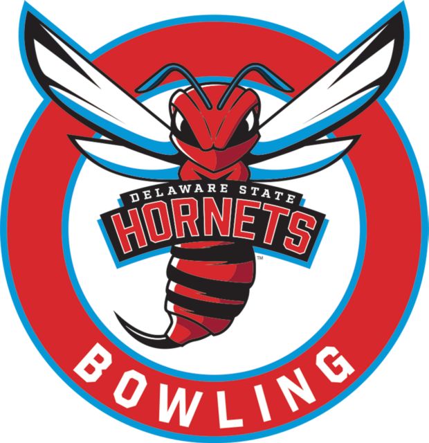 Delaware State Medium Decal Delaware State Bowling - ONLINE ONLY