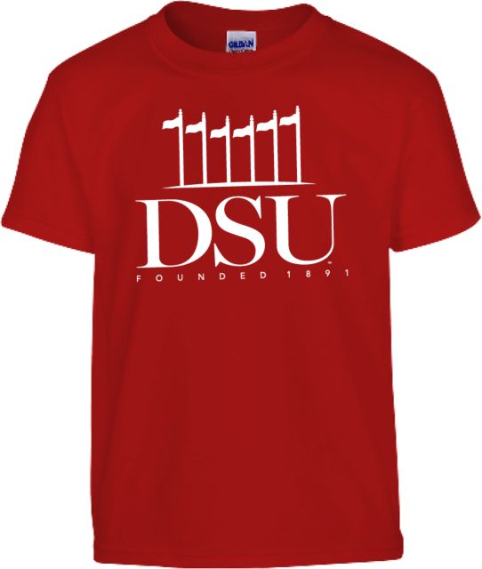 Delaware State Youth T Shirt DSU Academic with Flags - ONLINE ONLY