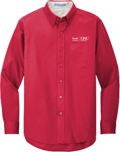 Delaware State Twill Button Down Long Sleeve DSU Academic It All Matters - ONLINE ONLY