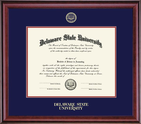 Delaware State University 8'' x 10'' Classic Diploma Frame