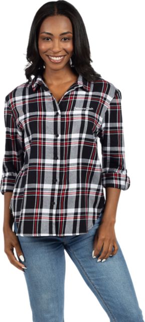 Delaware State University Women's Plaid Shirt