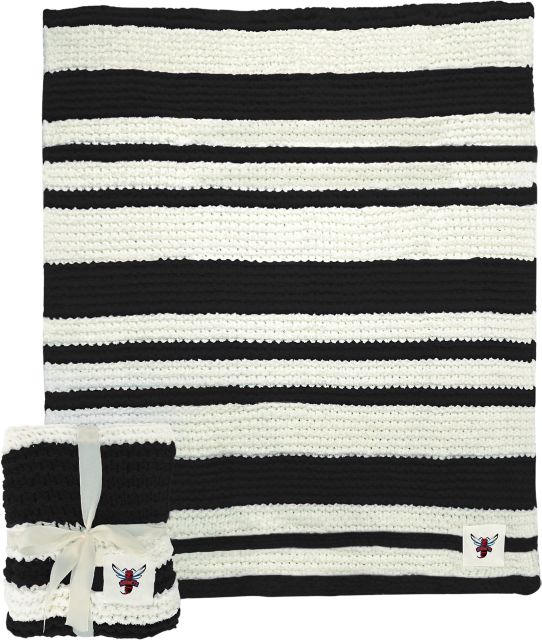 Delaware State University Cable Knit Throw 50x60