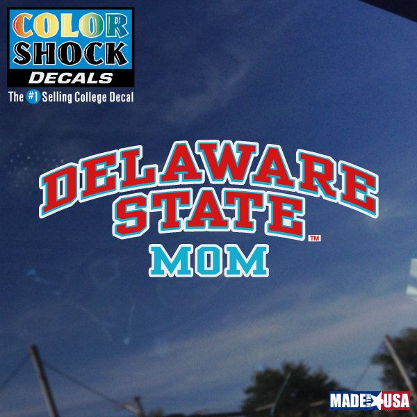 Delaware State University Mom Decal