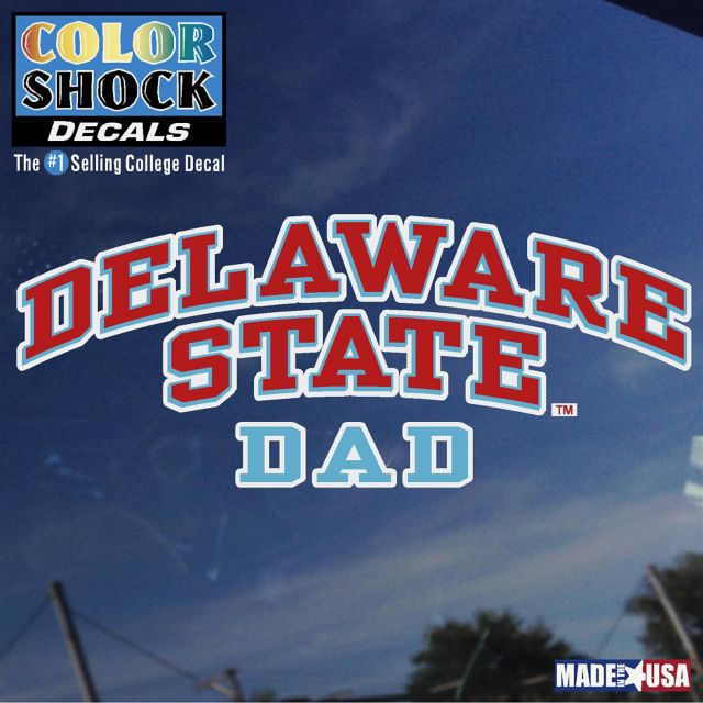 Delaware State University Dad Decal