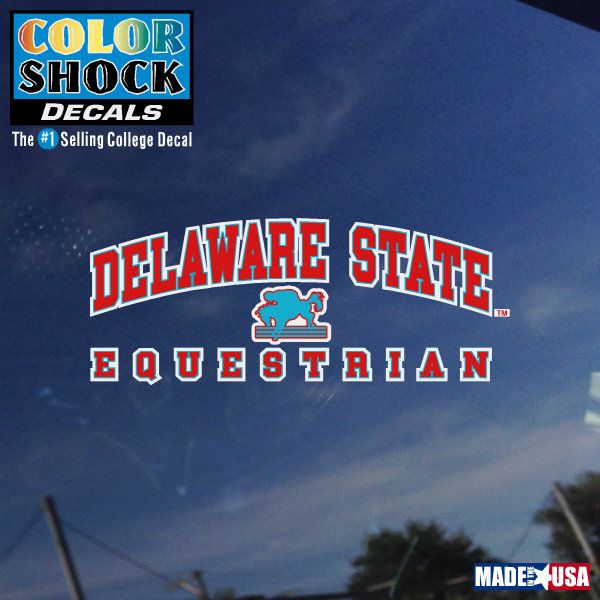 Delaware State University Equestrian Decal