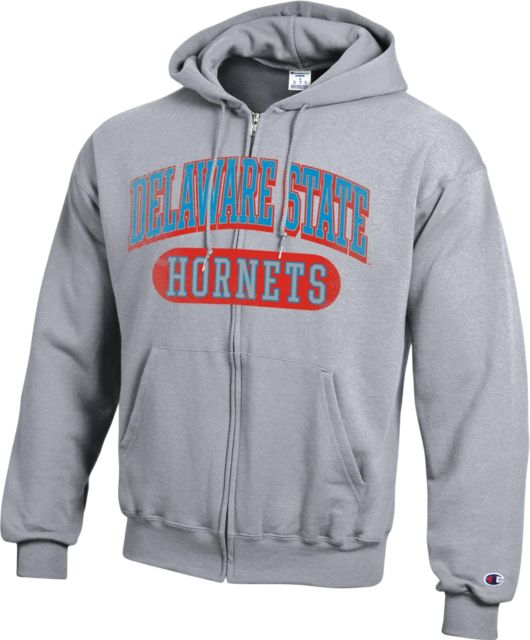 Delaware State University Full Zip Hooded Sweatshirt