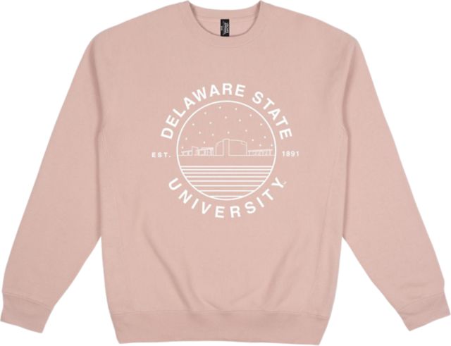 Delaware State University Premium Heavyweight Pullover Fleece Crewneck - ONLINE ONLY