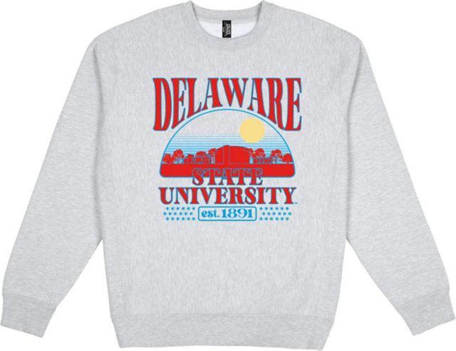Delaware State University Heavy Weight Crewneck Sweatshirt - ONLINE ONLY