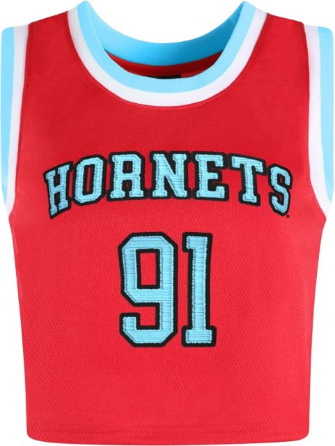 Delaware State University Hornets Women's Cropped Basketball Jersey