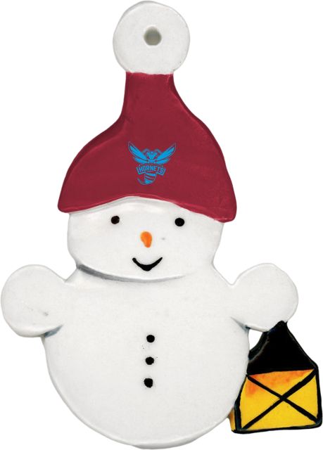 Delaware State University Snowman Ornament