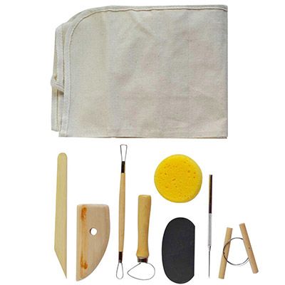 POTTERY TOOL KIT WITH APRON