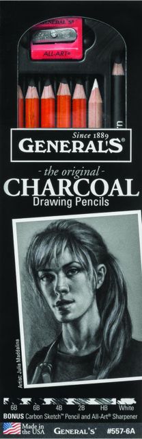 CHARCOAL DRAWING PENCIL SET