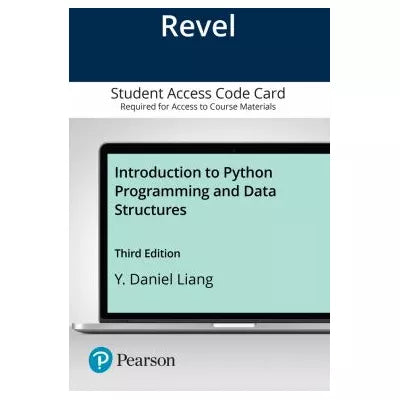 Revel Access Code for Introduction to Python Programming and Data Structures